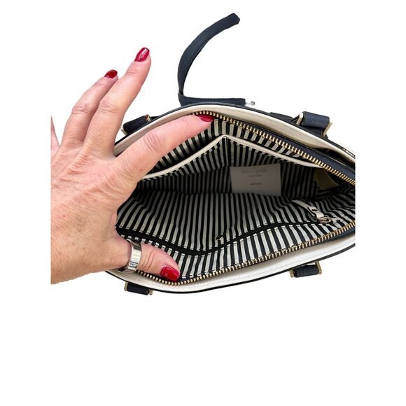 Kate Spade Cameron Street Lottie Bag Cement/Morning medium with crossbody strap - Picture 4 of 11